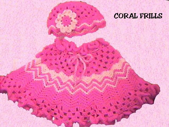 Original Crochet Pattern Coral Frills offered by designer