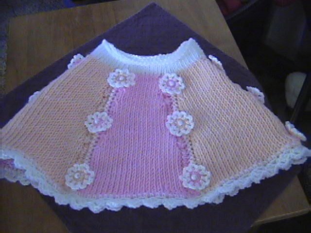 Crochet Poncho Pattern "Bubblegum & Sherbet" Tunisian Stitch