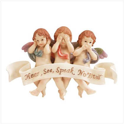 Hear, See, Speak No Evil Cherubs