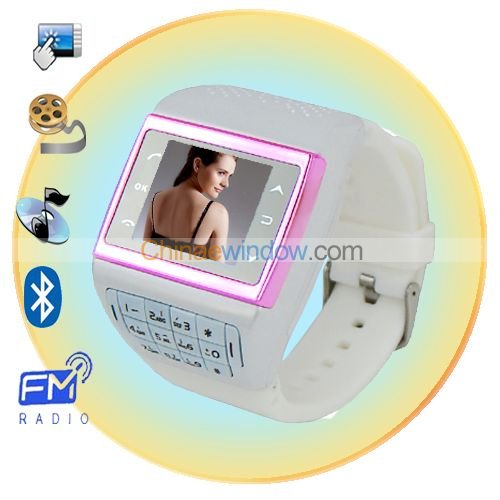 1.33 inch Multimedia and Compass watch Phone ET-1