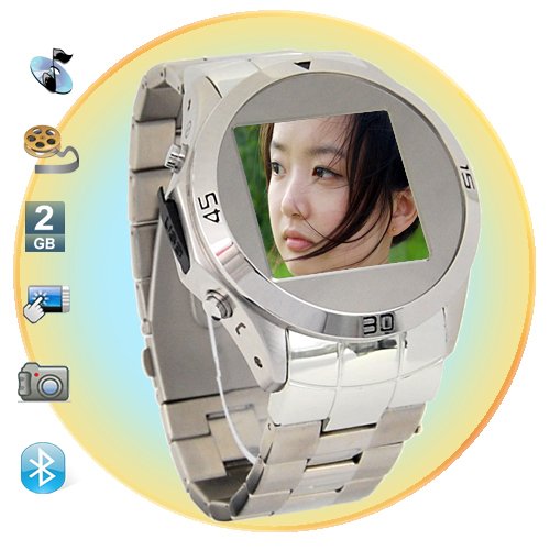 MQ006 Watch Phone 1.4 Inch Screen Quad Band Watch Cell Phone