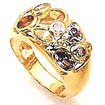 Color Gems Stone Ring
