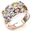 Color Gems Stone Ring