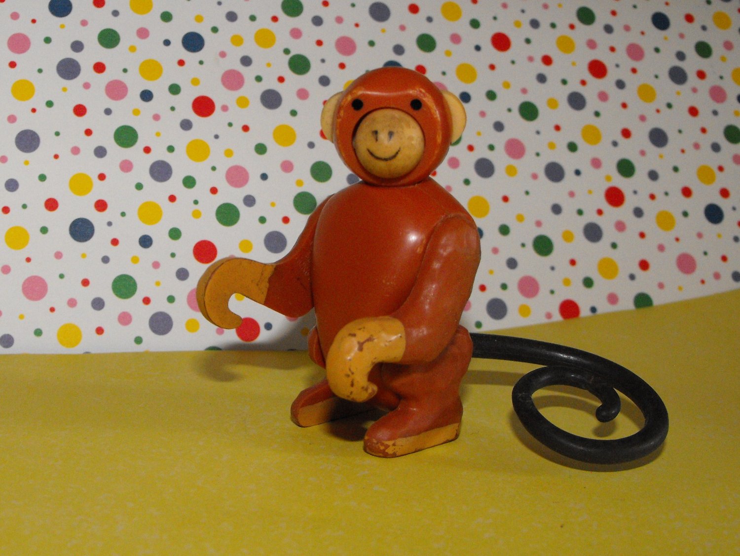 *SOLD*Vintage Fisher Price Little People Circus Zoo Train Monkey