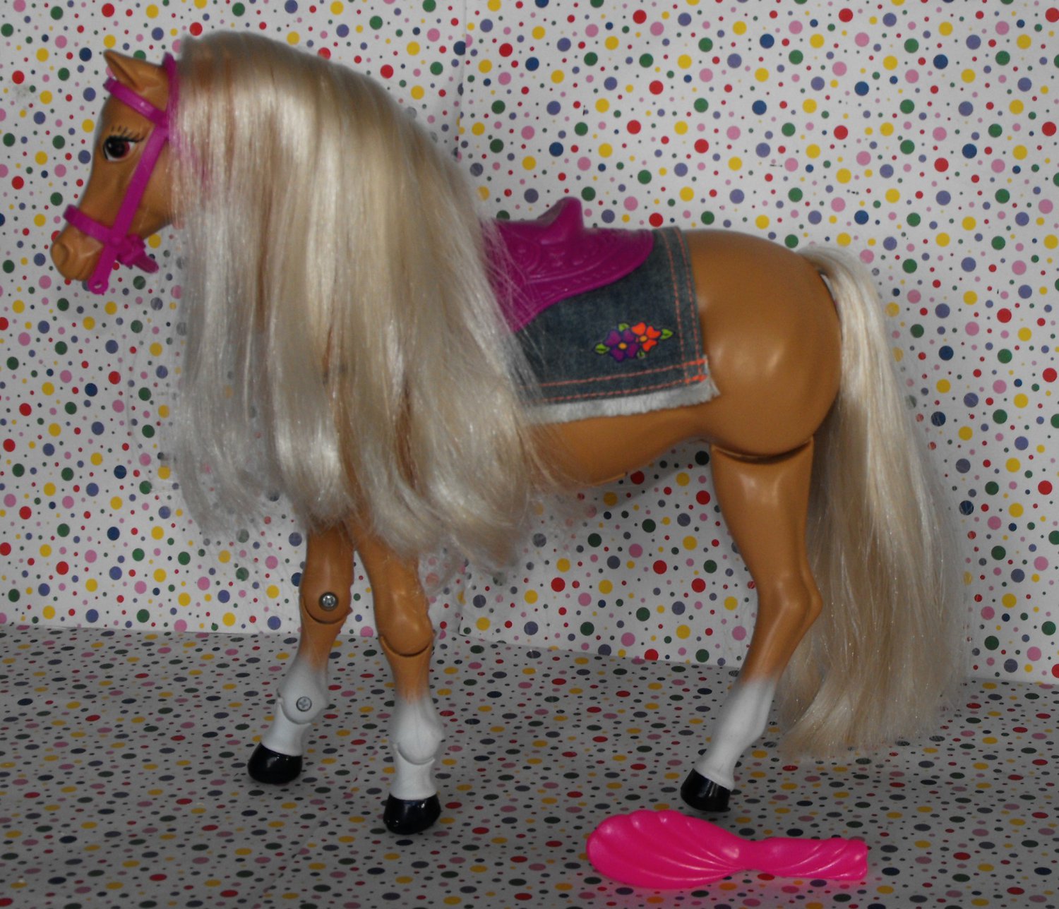 3*SOLD~Barbie High Stepper Walking Horse Original "Tawny" Dollhouse