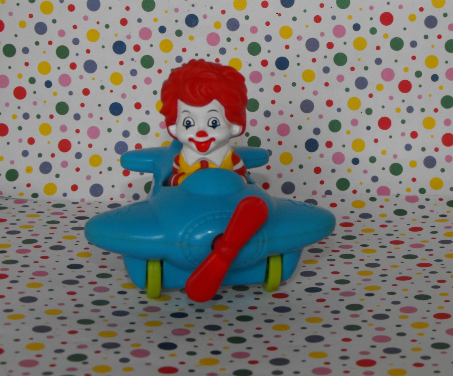 McDonald's Ronald McDonald Airplane Under 3 Happy Meal Toy
