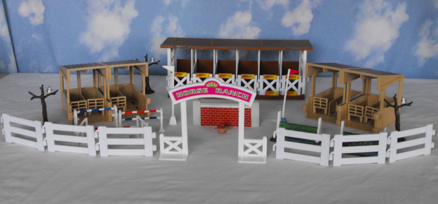 horse stable playset
