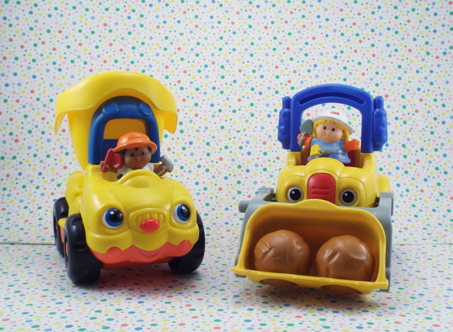 fisher price construction trucks