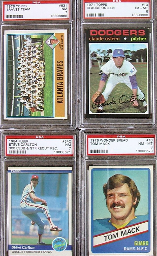 1984 Fleer #642 300 Club Steve Carlton PSA Certified Baseball Cards Card Rare Vintage Old
