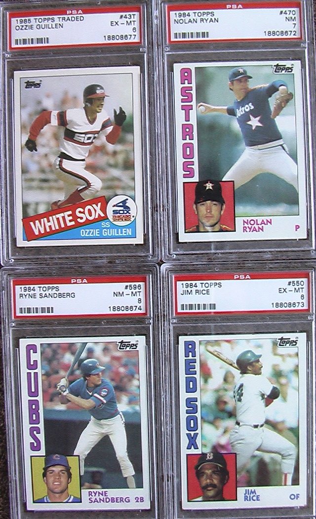 1984 Topps Nolan Ryan Houston Astros #470 PSA Certified Baseball Cards Card Rare Vintage Old