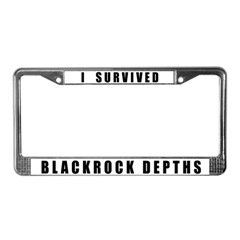 Blackrock Depths License Plate Frame