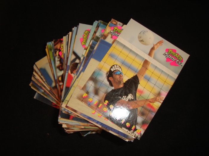 BEACH SPORTS TRADING CARDS VOLLEYBALL 125 CARDS