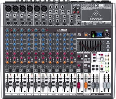 Behringer X1832USB XENYXÂ 18-Input 3/2-Bus Mixer w/FX