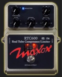 Maxon RTC600 Real Tube Compressor/Limiter Pedal FREE WORLDWIDE SHIPPING!