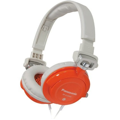 Panasonic RP-DJS400 DJ Street Model Headphones, Orange