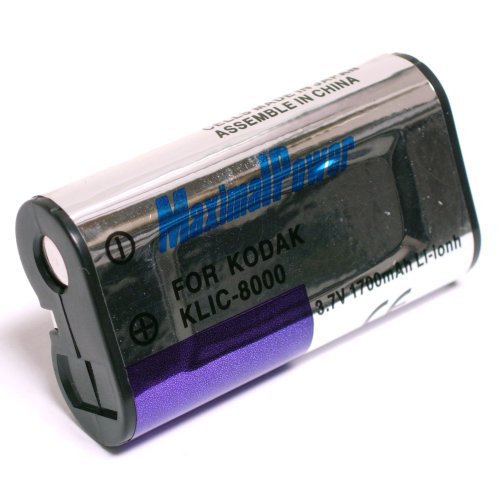 Maximal Power DB KOD KLIC-8000 Replacement Battery for Kodak Digital Camera/Camcorder
