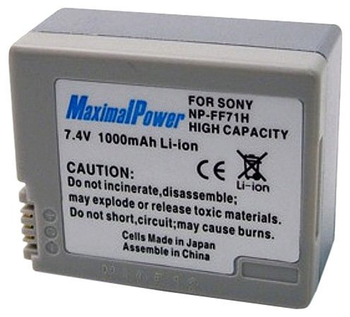 Maximal Power DB SON NP-FF70/FF71 Replacement Battery for Sony Digital Camera Camcorder