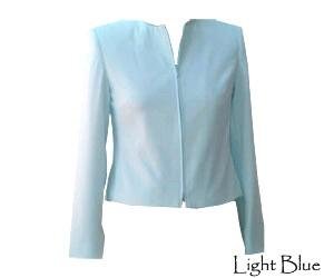 Womens Jacket - Light Blue - Size 8