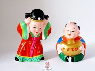 Hand Painted Clay Doll cl66036