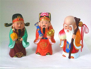 Hand Painted Clay Doll b02094