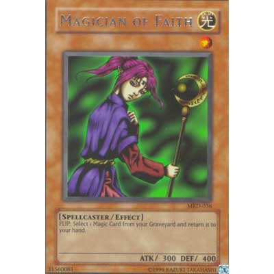 Magician Of Faith MRD-036 Rare Yu-Gi-Oh card