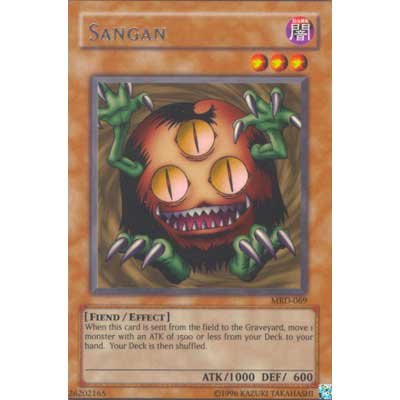 Sangan MRD-069 Rare Yu-Gi-Oh Card