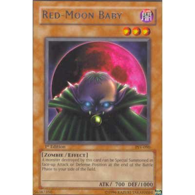 Red-Moon Baby PSV-090 Rare 1st Edition Yu-Gi-Oh Card