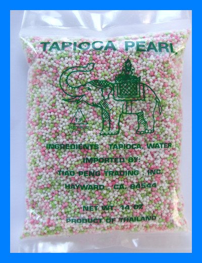 THAI MINI COLOR TAPIOCA PEARLS ALL NATURAL - USA SELLER