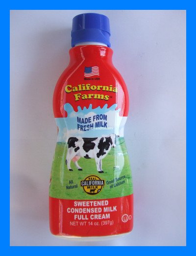 SWEETENED CONDENSED MILK ALL NATURAL MADE FR FRESH MILK