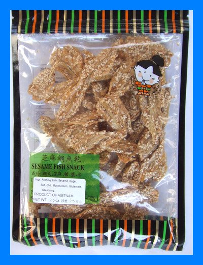 SESAME ANCHOVY FISH VIETNAMESE ASIA SNACK - USA SELLER