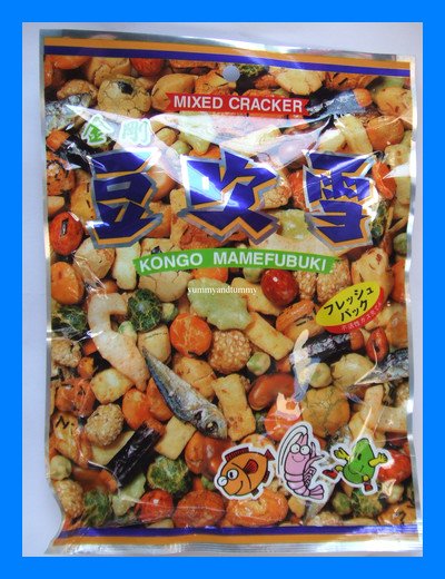 MIXED CRACKERS WITH FISH KONGO MAMEFUBUKI JAPAN SNACK