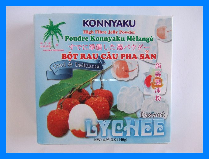 LYCHEE FRUIT ASIAN JELLY DESSERT MIX - USA SELLER