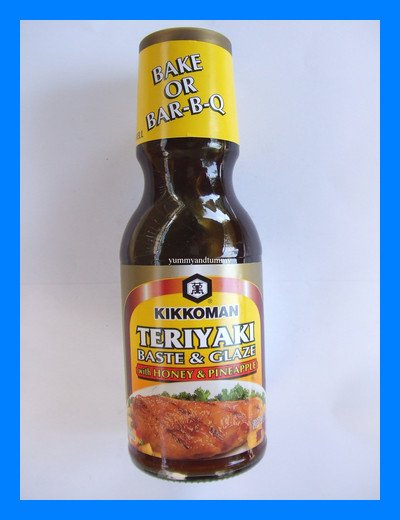 KIKKOMAN TERIYAKI BASTE & GLAZE WITH HONEY & PINEAPPLE