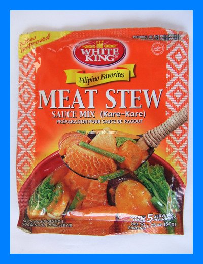 FILIPINO KARE-KARE MEAT STEW SAUCE MIX - USA SELLER
