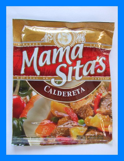 FILIPINO CALDERETA SPICY SAUCE MIX, MAMA SITA'S