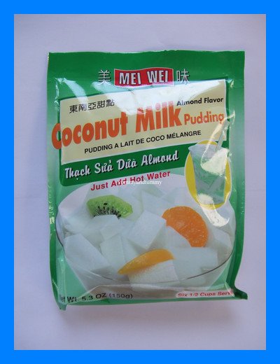 ALMOND FLAVOR COCONUT MILK PUDDING - JUST ADD HOT WATER