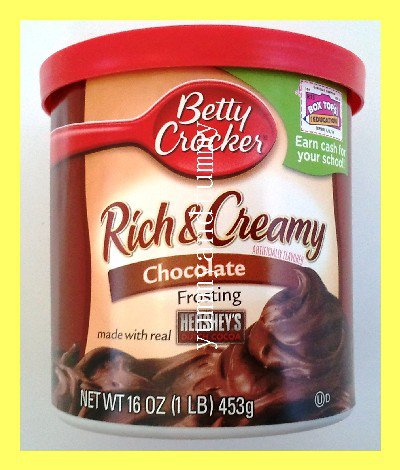 BETTY CROCKER RICH & CREAMY CHOCOLATE FROSTING FOR CAKES DESSERTS - USA SELLER