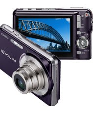 Casio Exilim EX-S770 7.2MP Digital Camera with 3x Optical Zoom (Dark Blue)