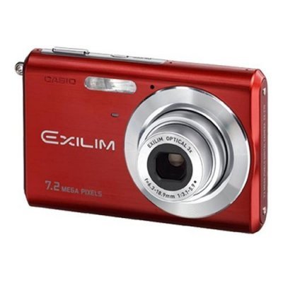 Casio Exilim EX-Z70RD Red 7.2 Megapixel Digital Camera