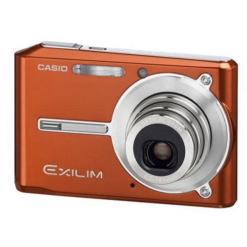 EXILIM EX-S600 6.0 MEGAPIXEL 3X OPTICAL ZOOM DIGITAL CAMERA ORANGE