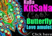 thai buddha amulet KUBA KITSANA KING of BUTTERFLY LOVE + SEX