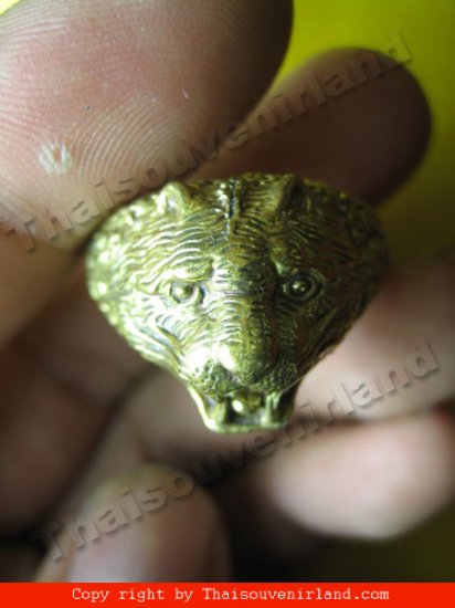 1103-RING-TIGER LP.PERN THAI AMULET REAL