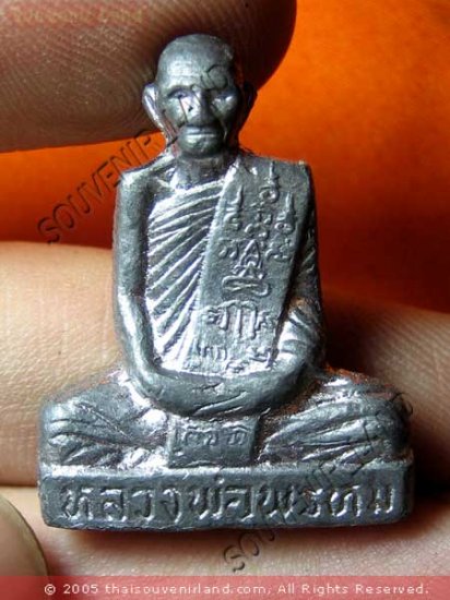 M492-OLD AMULET THAI BUDDHA TALISMAN PHA KRING LP PROM