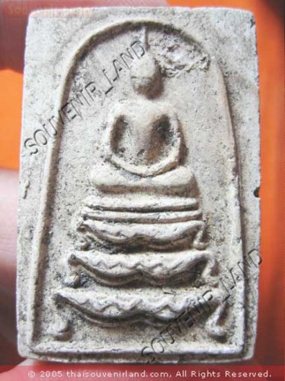 1068-REAL THAI BUDDHA AMULET CHARM SOMDEJ LP PAIR MONK