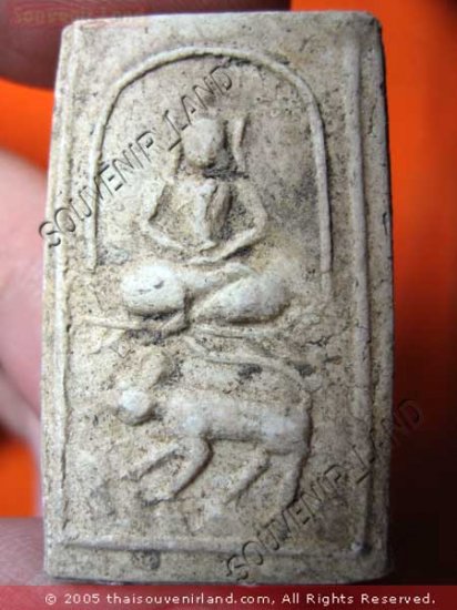 1060-REAL THAI BUDDHA AMULET SOMEDJ LP PERN TIGER POWER