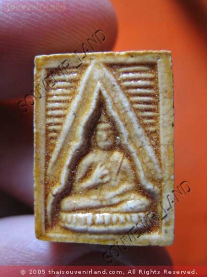 1044-THAI BUDDHA AMULET TABLET SOMDEJ LP SOD WAT PAKNAM