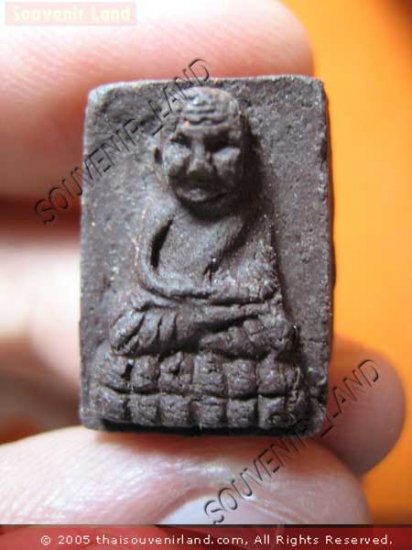 1010-THAI BUDDHA AMULET TABLET SOMDEJ LP TUAD ANTIQUE