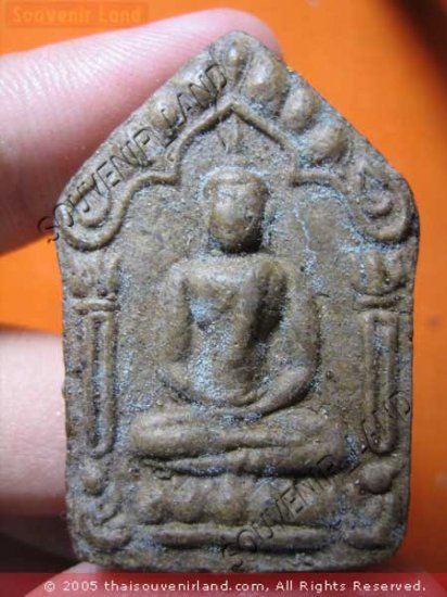 0971-OLD THAI BUDDHA AMULET KHUN-PAEN PLAI KUMAN LP TIM