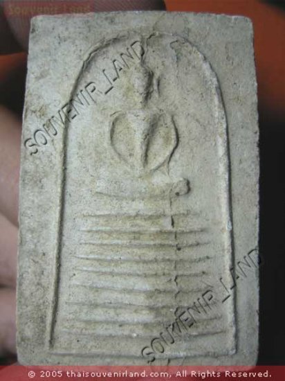 0948-BUDDHA AMULET THAI CHARM TABLET SOMDEJ LP GUYE