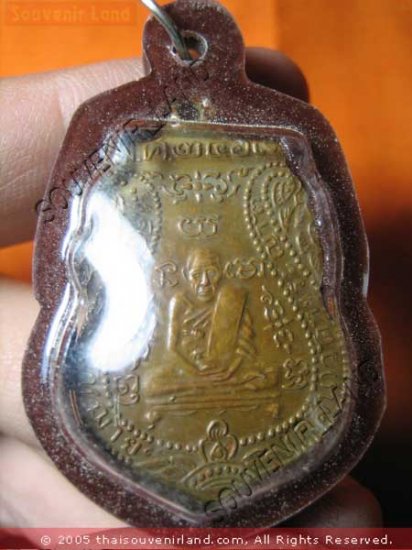 0927-THAI BUDDHA AMULET PENDENT WATERPROOF LP KLAN COIN